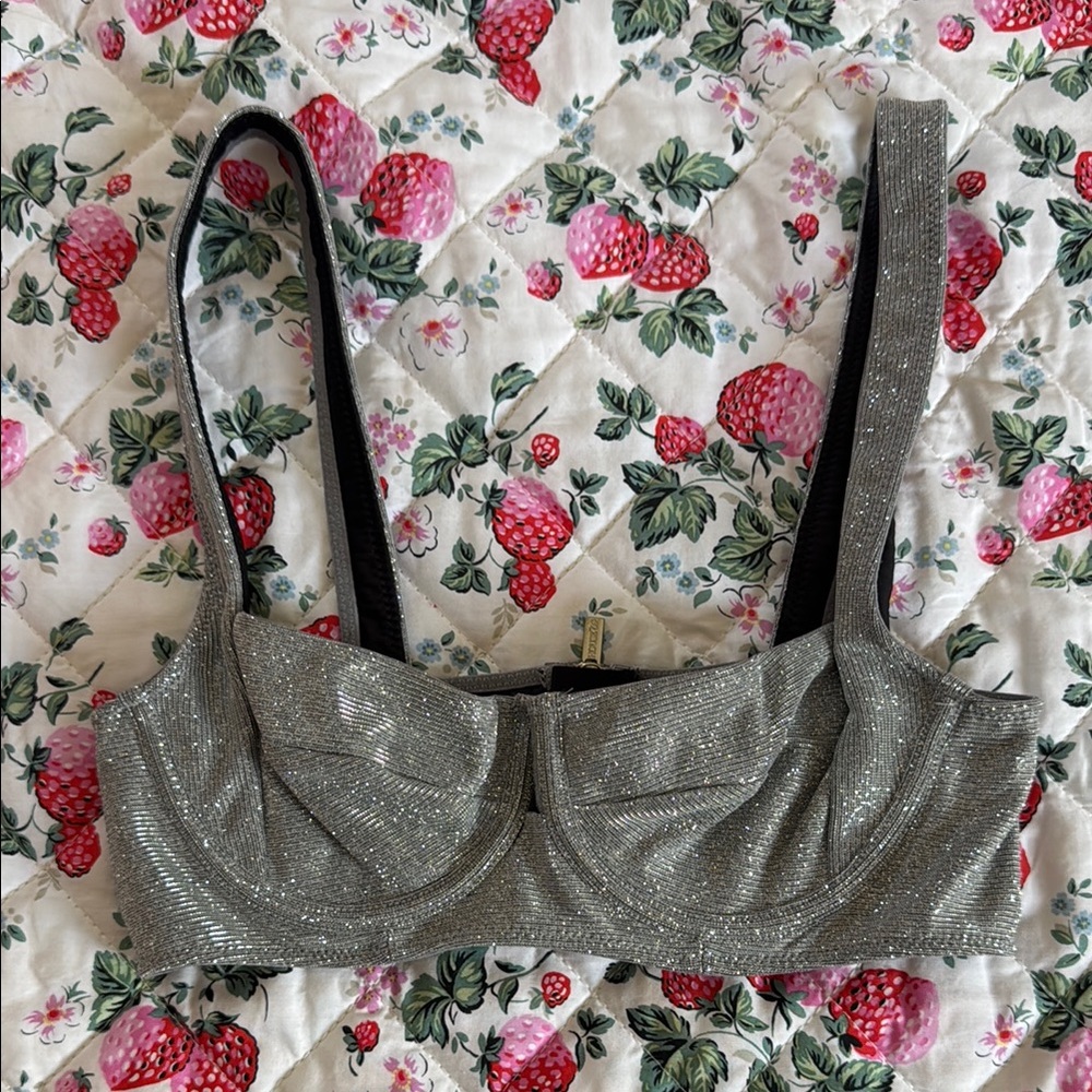 House of CB Silver Full-Coverage Bra